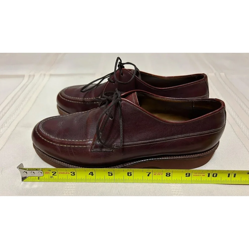 Vintage Bally Derby Shoes Burgundy Men’s Size 8